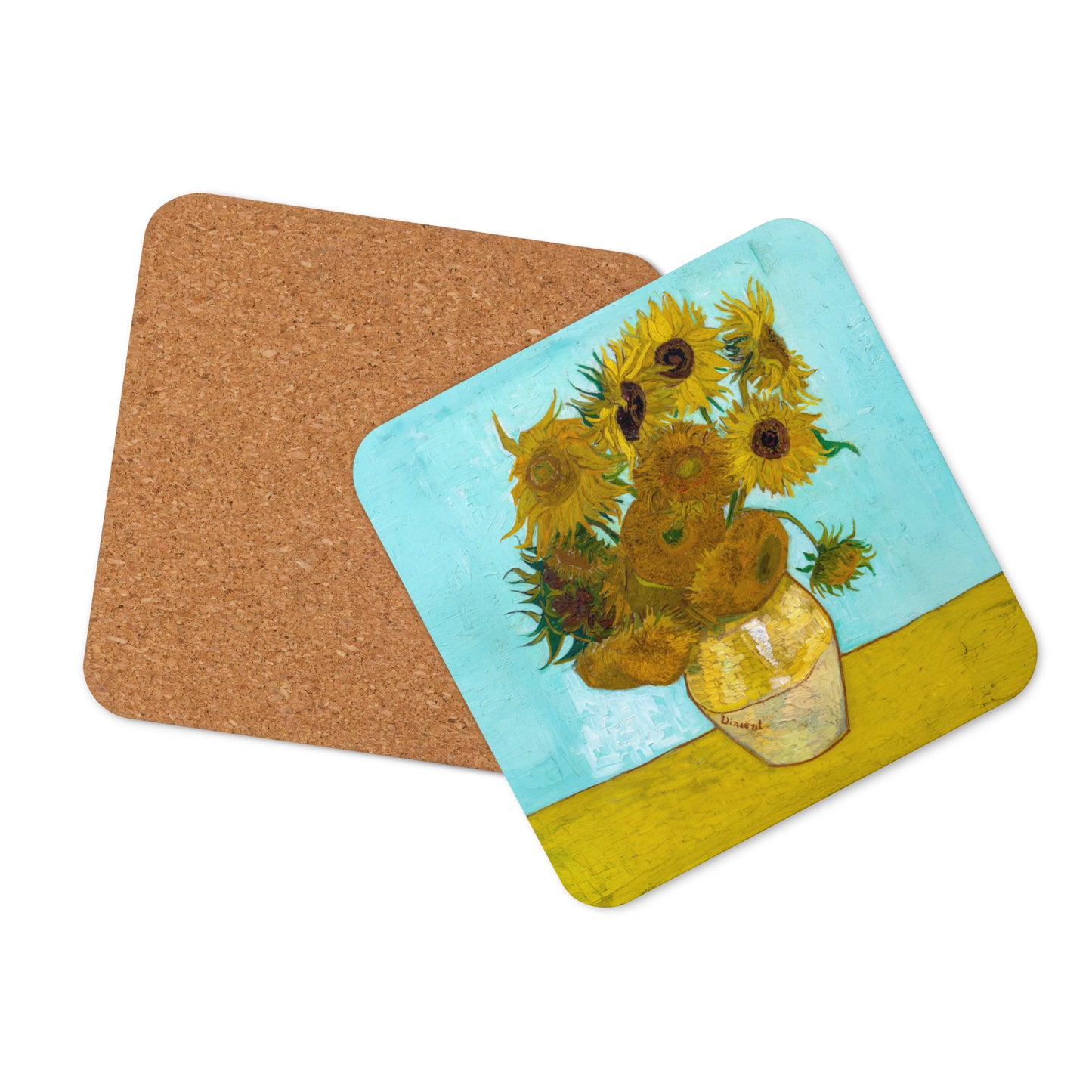 Vase with Twelve Sunflowers - Coaster