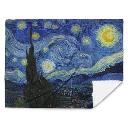 Starry Night - Fleece Throw Blanket