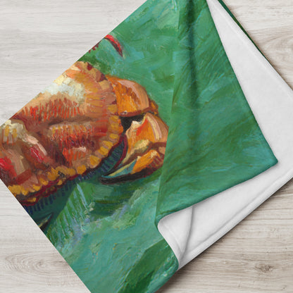 Two Crabs - Fleece Throw Blanket