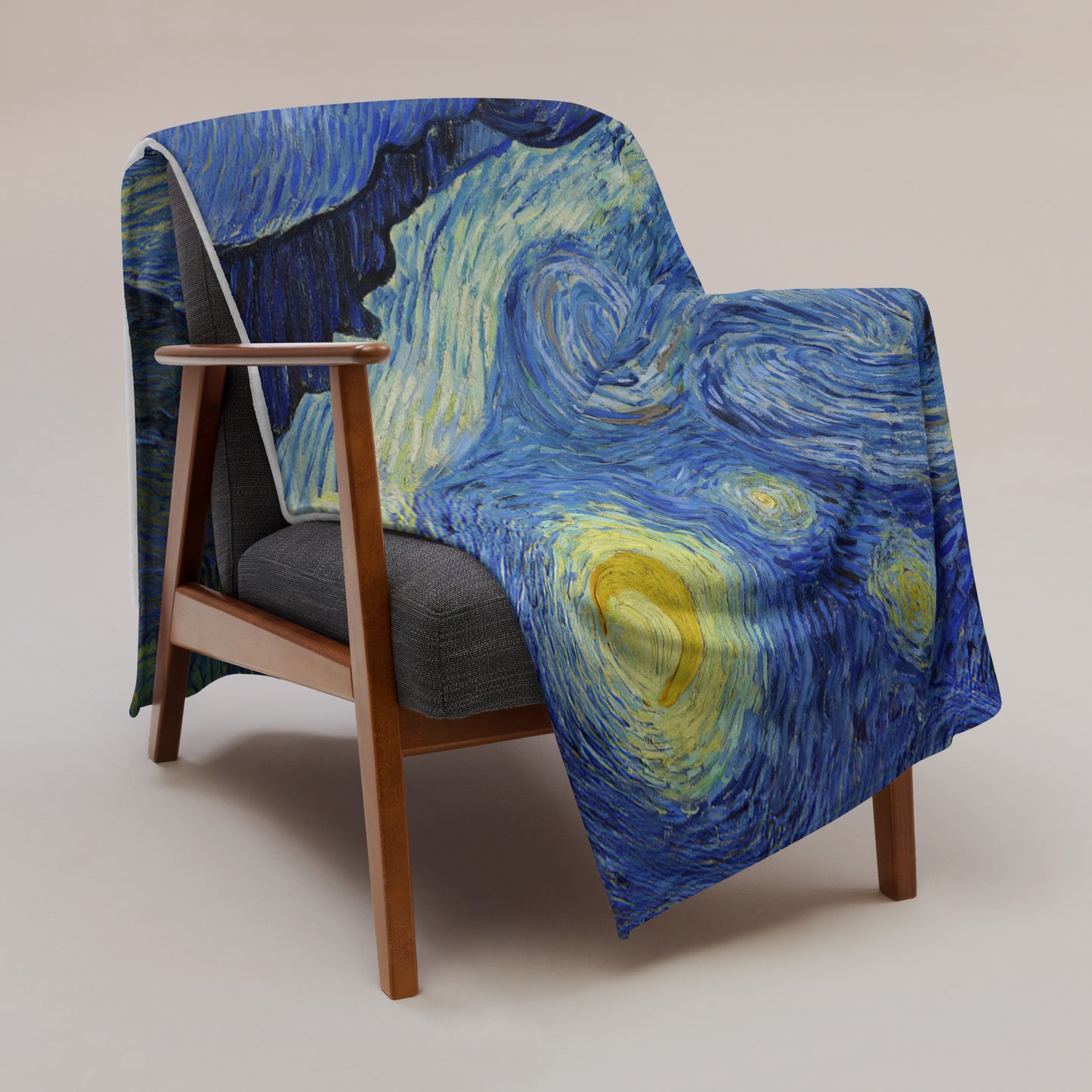 Starry Night - Fleece Throw Blanket