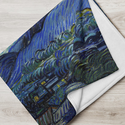 Starry Night - Fleece Throw Blanket